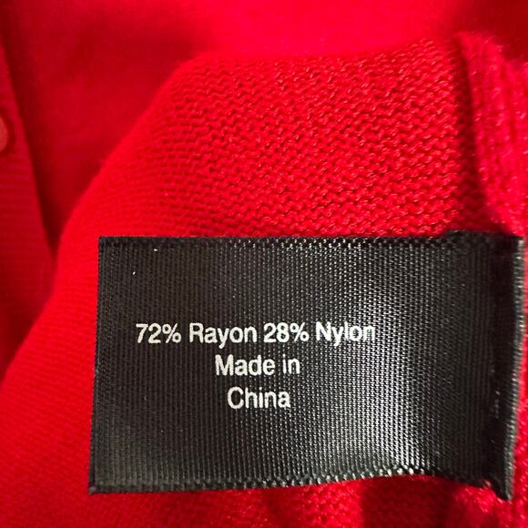 Lane Bryant women’s cardigan Red button front academia cozycore plus size - Picture 4 of 8